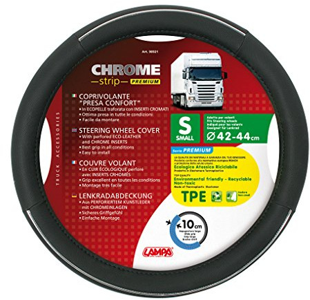 Lampa 98921 Crome S Strip Premium Steering-Wheel Cover