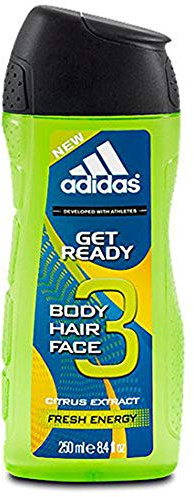 adidas Get Ready 2-in-1 Shower 250 ml Pack of 6 x 250 ml