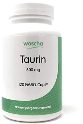 woscha Taurin 600mg 120 Embo-CAPS® (99g)(vegan)