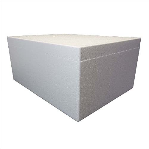 Terra Exotica Styroporbox/Thermobox - 75,0 Liter - 79,0 x 59,0 x 36,0 cm/Wandstärke 6 cm - Styrobox