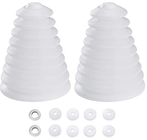 Bohrer Staubschutz 2PCS Staubfänger Gummi, Staubfrei Bohren Staubdicht für Bohrstaub Düse Professional Elektrische Bohrhammer Staub Abdeckung Praktisch Staubdichte Gerät 10 Zubehör
