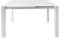 Meubletmoi Table de Repas Extensible 120/180 cm rectangulaire Plateau Verre Blanc - Design Contemporain - LUCIOLE