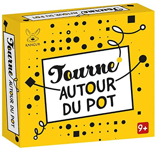 KANGUR Jeu de société de Devinettes pour la Famille Jeux des Mots Interdits Jeu de Cartes de Réflexion Jeu d'Ambiance pour Enfants et Adultes Devinez Le Mot de Voyage Tourne Autour du Pot dès 9 Ans