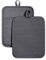 KitchenAid Topflappen-Set, gerippt, weiches Silikon, 17,8 x 22,9 cm, Anthrazit