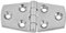 Charnières de porte à montage marin, 76x38mm Charnière de porte 6 trous en acier inoxydable 316 poli miroir Charnières marines pour bateau