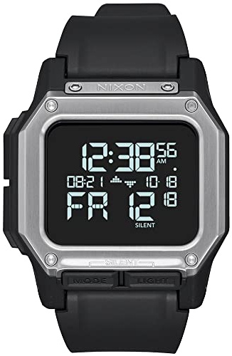 Nixon Herren Digital Japanisches Automatikwerk Uhr mit Kunststoff Armband A1180-180-00