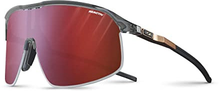 Julbo Unisex Density Sunglasses, Schwarz Surchscheinend/Kupfer, Einheitsgröße