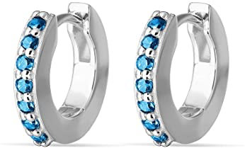ESPRIT Damen-Creolen 925er Silber 14 Zirkonia One Size Silber 32023005