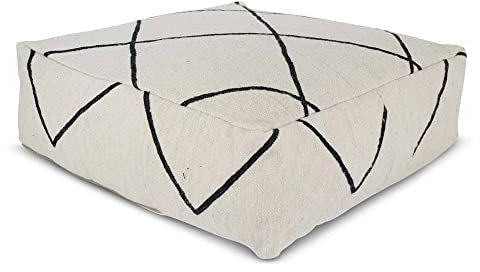 Marokkanischer Kelim Pouf Zebra