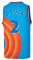 TUEIKGU 2D Duck Space Movie Basketball Trikot für Herren 90er Jahre Hip Hop Kleidung für Party, Blau, L