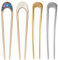 4 piezas de horquillas para el cabello en forma de U horquillas para el cabello de estilo francés Pinza de pelo Boho Gold Hair Sticks para en forma de U vintage cabello en forma de U francesa pinzas