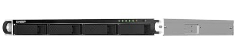QNAP TS-464U-RP-8G 4-Bay Turbo-Station NAS (Intel® Celeron® N5095 4-Core/4-Thread Prozessor 2,0 GHz 8GB DDR4 RAM 2xRJ-45 2,5 GbE LAN-Port) 16TB Bundle mit 4X 4TB WD Red Plus HDDs