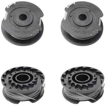 Trimmer Line Spools, 4 Pieces Trimmer Replacement Spool Compatible with Bosch Easygrasscut 18 23 26 Art 23/26 SL Grass Trimmer F016800569 F016800385