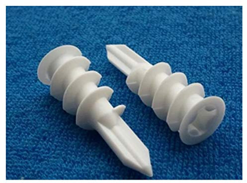 Bulloni di espansione, tassello a vite in plastica da 10X33 mm, tassello autofilettante for cartongesso, tassello autofilettante for soffitto in lamiera di gesso, listello