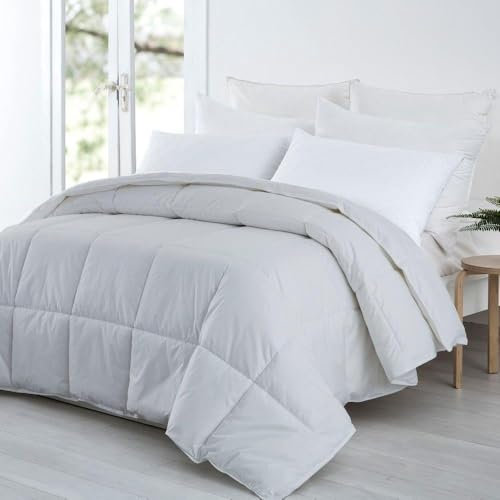 HOMEROKK Couette 140 X 200 cm Gris 450GR/M² Microfibre Douce - Qualité supérieure - (1 Place)