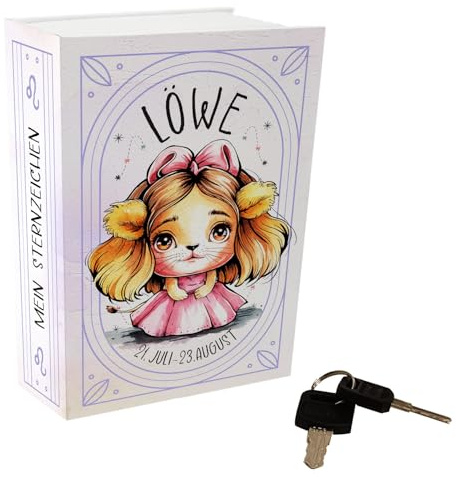 Mein Sternzeichen Booksafe - Löwe Geheimversteck für Astrologen und Löwen-Fans