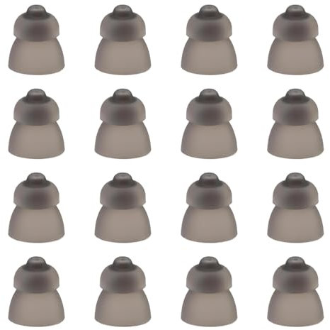 16pcs Hearing Aid Domes,Hearing Aid Accessories,Sound Amplifier Ear Pieces,Washable Anti-Static Hearing Ai-d Domes for Phonak,Double Open Dome Earbud Tips for Seniors (S)