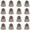 16pcs Hearing Aid Domes,Hearing Aid Accessories,Sound Amplifier Ear Pieces,Washable Anti-Static Hearing Ai-d Domes for Phonak,Double Open Dome Earbud Tips for Seniors (S)