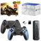 Bastone per console di gioco retrò, bastone da gioco nostalgico, oltre 30 emulatori integrati con 256 schede TF e 60000 giochi, controllo wireless da 2,4 g, bastone per videogiochi TV Plug and Play
