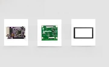 Pi R1-Ido-Sbc2D06 Set: Single Board Computer, Dual 100M Ethernet, Cortex-A7 Prozessor, Linux, 7-Zoll-Display & Adapterplatine