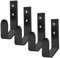 POPETPOP 4Pcs Stylish Wall Mounted Keyboard Holder Space Saving Storage for Home Office Gaming Room Compatible with All Keyboard Models Sturdy Elegant Design for Optimal Workspace