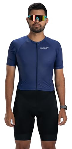 Zoot Herren Core Tri Aero FZ Racesuit, kurzärmelig, feuchtigkeitsableitend, Triathlon-Anzug, Plüsch-Chamois & Aufbewahrung für Renntag
