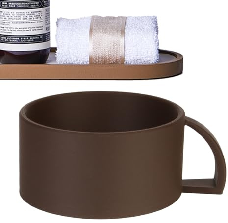 Rasierbecher – 6,1 x 15,2 x 12 cm Rasierschaum-Schale, Reinigungsschaumbecher für Rasierer, Rasierschale mit großem Mund, Maus-Tase, Reinigungsmittel, Späne, für Männer, Vater und Ihn