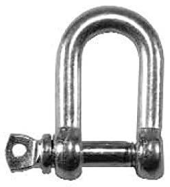 Faithfull CHDS60SS 6mm D Shackle Stainless Steel (Pack of 2)