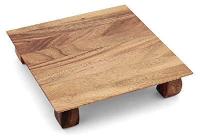 Ironwood Gourmet Kyoto Sushi-Ständer, Akazienholz, braun, 25,4 x 25,4 x 5,7 cm