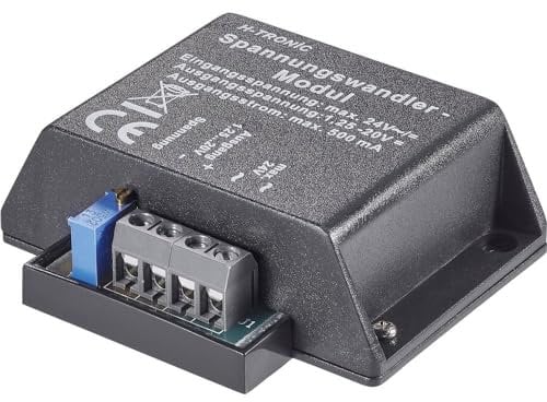 Spannungswandler (montierter Bausatz) H-Tronic 191396 Eingangsspannung (Bereich): 4, 4-24, 24 V/DC, V/AC Ausgangsspannung (Bereich): 1,2-20 V/DC