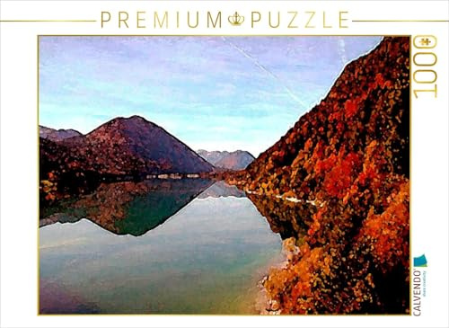 CALVENDO Puzzle Sylvensteinstausee im Isarwinkel | 1000 Teile Lege-Größe 64 x 48 cm Foto-Puzzle für glückliche Stunden