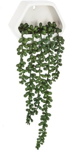 Paris Prix Atmosphera Créateur d'intérieur - Plante Artificielle Murale Tombante 14cm Blanc