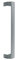Bosch Siemens 705296 ORIGINAL Gefrierschranktürgriff Türgriff Handgriff Hebelgriff Türstange Gefrierschrankgriff Türhandgriff Gefrierschrank KühlGefrierKombination auch Constructa Balay Neff 00705296