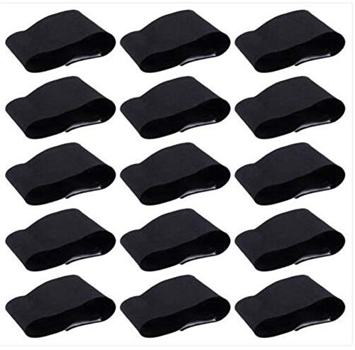 Jinxuny 15pcs Black Elastic Arm Band Respekt Football Armband Schwarz Elastic Fußball Football Arm Band für Jugendliche und Erwachsene Respekt Funeral Trauer Sport Team Fußball