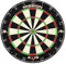 Mission Darts DB043 Axis | Profi Competition Standard Dartscheibe mit dreieckiger Drahtkonstruktion und Nicht verblassenden Farben