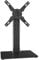 TV Standfuß Universal Höhenverstellbar Ständer Fernsehtisch Standfuß Halterung Fernsehständer LCD LED Flachbildfernseher Stand Glas Aufsatz VESA 200x200 Tischständer/Schwarz, hält bis zu 35kgs