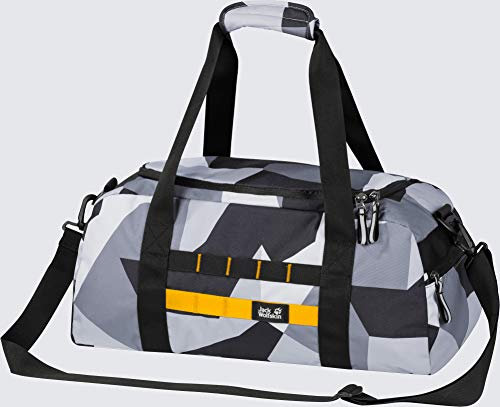 Jack Wolfskin Kinder Freizeittasche TRT Freizeittasche, Grey Geo Block, One Size, 2008281