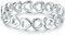 Trilani Damen-Ring aus 925/- Sterling Silber Bandring mit Herzen Motivring Silberring