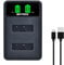 Batmax Rapid NP-BX1 Chargeur de batterie USB double intégré pour Sony NP-BX1/M8 et Sony RX100 VII VI VA V IV III II RX1 RX1R RX1RII CX405 CX440 HX99 HX95 HX350 HX400V WX500 WX350 HDR-CX405