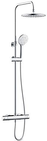 Bristan BUZ2 SHXDIVCTFF C Buzz Safetouch Rigid Riser Bar Mixer Shower, Chrome