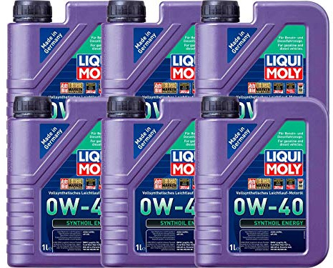 ILODA 6X Original Liqui Moly 1L Synthoil Energy 0W-40 Motoröl Motorenöl Motoroil 1360