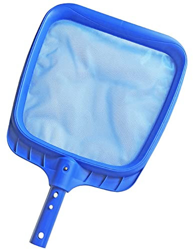 Poolvio Robustes Schwimmbad-Laubkescher mit starkem, verstärktem Griff für die Reinigung von Schwimmbädern, Whirlpools, Spas und Springbrunnen
