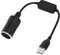 CERRXIAN Cavo convertitore di tensione femmina USB A maschio a 12 V per accendisigari auto registratore di guida cane elettronico