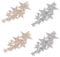 4 Pcs Star Hairpins Five Pointed Elegant Duckbill Clips Bride Wedding Hair Clips for Women Girls