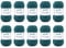 Gründl Wolle King Cotton - dicke Wolle zum Stricken - Strickgarn - Häkelgarn - weich und hautfreundlich - 55 % Polyacryl, 45 % Baumwolle - 10 Knäuel 50 g / 78 m - Nadelstärke 6-7 - petrol