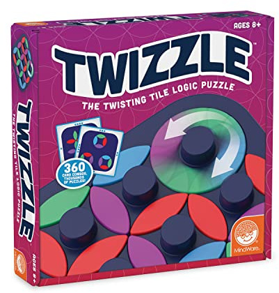 MindWare Twizzle Game, The Twisting Tile Logic Puzzle, Pattern Matching Game for Ages 8 & Older
