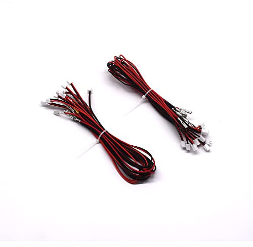 Arcity Arcade-Knopf-Kabelbaumkabel, 30 cm, USB-Encoder-PCB, 2,8 mm Terminals, kompatibel mit LED- und Sanwa-Tasten, 20 Stück