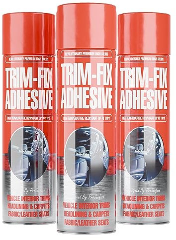 3 Pack Trim Fix 500ml High Temperature Adhesive Glue Spray for Van Lining Carpet (3)
