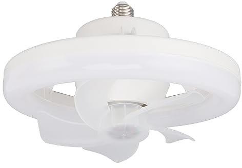 Moderne Deckenventilatoren mit Beleuchtung, Dimmbarer Deckenventilator mit Niedrigem Profil, 5 Flügel, LED Lampen Deckenventilatoren mit Fernbedienung für Garage, Schlafzimmer