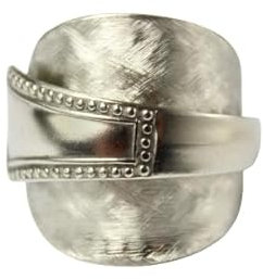 Besteck Schmuck Ring, ca. 62 (19,8) Ring aus Besteck